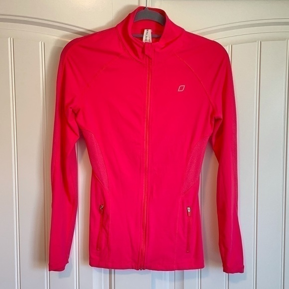 Lorna Jane hot pink zip up track jacket size XS - Picture 1 of 9